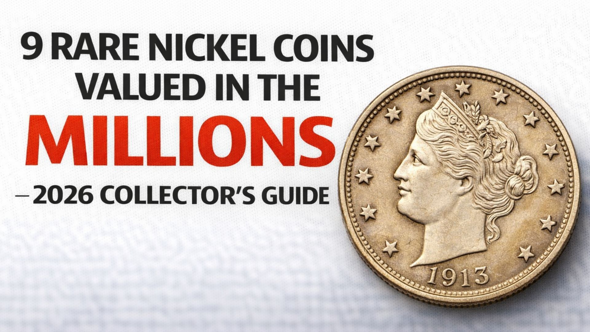 9 Rare Nickel Coins Valued in the Millions